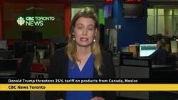 Donald Trump threatens 25% tariff on products from Canada, Mexico News Clip