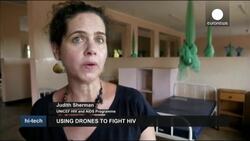Drone deliveries fight HIV infection in rural Africa News Clip