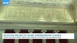 Supreme Court Declines Cases Challenging Lifetime Gun Ownership Ban News Clip