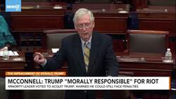 McConnell Says Trump 'Morally Responsible' For Riot News Clip
