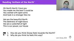 Exploring regional pride in the poem ‘Anthem of the North’ Instructional Video