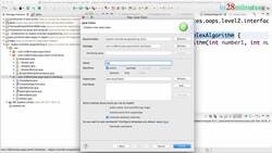 Learn Java from Scratch - A Beginner's Guide - Step 17 - Java Interface - Example 2 - Complex Algorithm - API Defined by extern Instructional Video