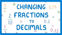 How to Convert Fractions to Decimals (Proportions Part 2/6) #14 Instructional Video