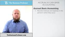 Understanding Accrual and Cash Basis Accounting Instructional Video