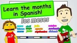 Months of the Year in Spanish + a Song! Instructional Video