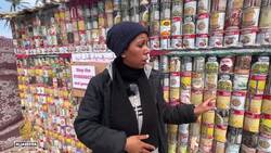Gaza hunger: raising starvation awareness using tin cans News Clip