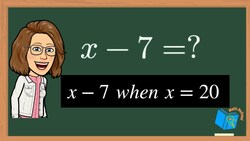 How to Solve Algebraic Expressions by Using Substitution and Order of Operations Instructional Video