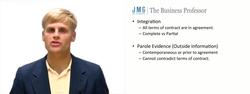 Parol Evidence Rule - Integration & Ambiguities Instructional Video