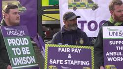 Unison regions secretary speaks as ambulance staff strike for a fourth day News Clip