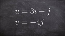 Determine the angle between the two vectors Instructional Video