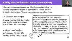 Refining comparative essay writing Instructional Video