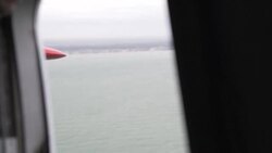 CLEAN : 'Pollution-sniffing' plane scours Belgium's coast News Clip
