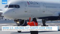 American And Delta Airlines Cut Flights Over Coronavirus Outbreak News Clip