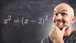 Tricky Quadratic Equation to Solve Instructional Video