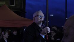 Jeremy Corbyn addresses rally in Glasgow on final day of election campaigning News Clip