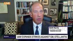 Creative Approach With Desired Effect: Harris on UAW Strike Expansion News Clip