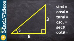 Learn how to find the six trig functions of a right triangle Instructional Video