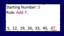 Create Sets of Number Patterns Instructional Video