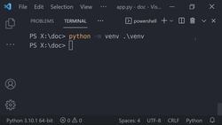The Ultimate Guide to Python Programming With Python 3.10 - venv - Virtual Environments Instructional Video