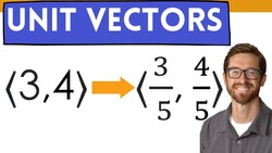 Unit Vectors (linear combinations, standard unit vectors, same direction, etc..) Instructional Video