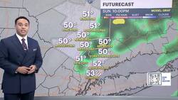 Morning rains before cloudy, warm Monday afternoon for the Hudson Valley News Clip