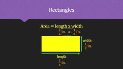 Areas of Rectangles: Fractions Instructional Video
