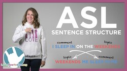 ASL Sentence Structure Explained | American Sign Language for Beginners Instructional Video