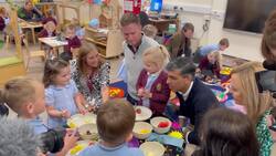 Rishi Sunak meets pupils at primary school in Stockton-on-Tees News Clip