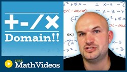 Operations of Functions with Domain Instructional Video