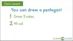 How to Draw a Pentagon Instructional Video
