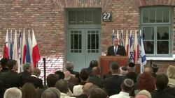 CLEAN : Netanyahu vows at Auschwitz exhibition News Clip