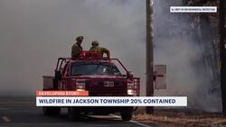 Officials: Jackson wildfire threatening homes is 20% contained and burned 175 acres News Clip