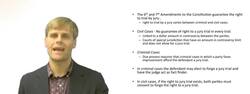 Right to Jury Trial Under 6th and 7th Amendment Instructional Video