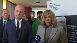 CLEAN : French First lady Brigitte Macron on ways to tackle online bullying News Clip