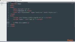 Learning D3.JS 5.0 4.4: The append() Method Instructional Video