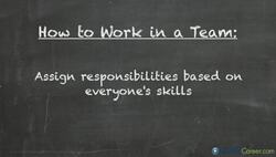 Working In A Team Setting Instructional Video