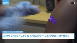 $5M Lottery Ticket for NY Adults Getting First Vaccine Dose News Clip