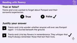 Exploring and engaging with themes in 'Escape from Pompeii' Instructional Video