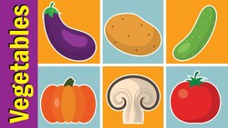 Vegetables Vocabulary Chant for Children Instructional Video