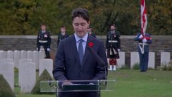 Canada PM commemorates 100th anniversary of First World War Armistice News Clip