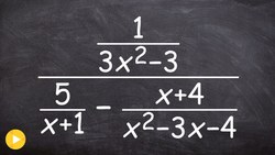 Simplifying complex fractions Instructional Video