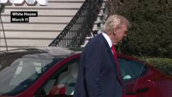 Trump Tries Out a Tesla With Elon Musk News Clip