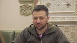 House Speaker Pelosi, Ukraine's Zelenskiy Meet in Kyiv News Clip