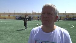 First football pitch for girls opens in Zaatari camp Instructional Video