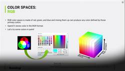 Create a computer vision system using decision tree algorithms to solve a real-world problem : Color Spaces Instructional Video