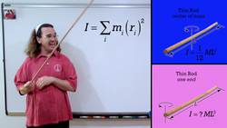 Moments of Inertia of Rigid Objects with Shape Instructional Video