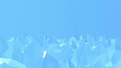 Abstract Polygonal Geometric Surface Stock Footage