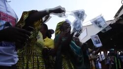 CLEAN : Lumumba's coffin displayed at his murder site for a wake in Katanga News Clip