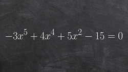 Math tutorial for how to use and apply the rational zero test Instructional Video