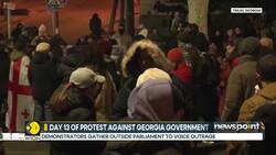 Georgia: Thousands Of Pro-EU Protesters Hold Rally; EU Warns Against Crackdown On Protesters News Clip